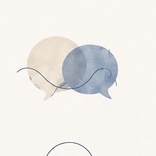 Bulles de dialogue abstraites
